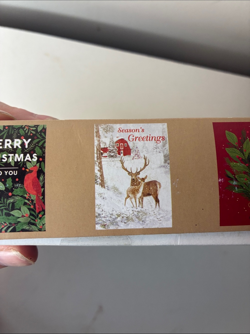Winter Wishes Christmas Assorted Cards 30 Pack New In Box  6 Designs - Picture 8 of 12